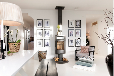 Blanco y Negro Rustico Sueco