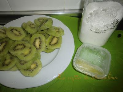 Espuma de kiwi