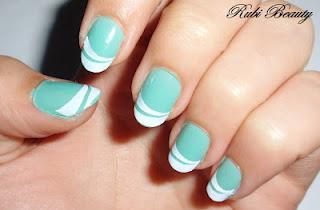 Nail Art - Stamping French Manicure