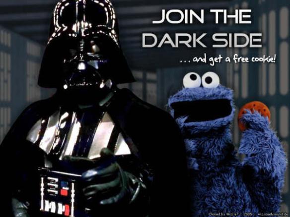 Darth Vader y el monstruo de las galletas invitan a pasarse al 
