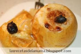 Receta de Manzanas asadas