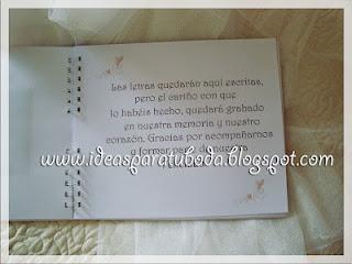 Libro de Firmas para Bodas