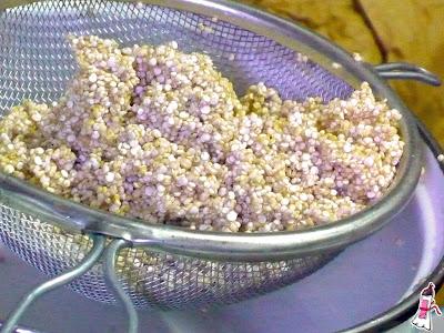 Risotto de quinua y hongos secos