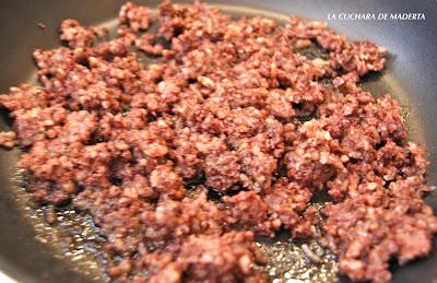 SOLOMILLOS DE POLLO EN SALSA DE MORCILLA