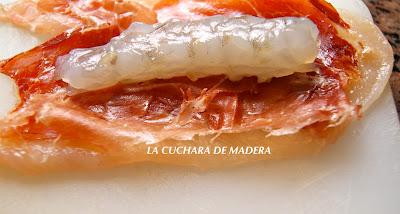 PECHUGAS DE POLLO RELLENAS DE LANGOSTINO