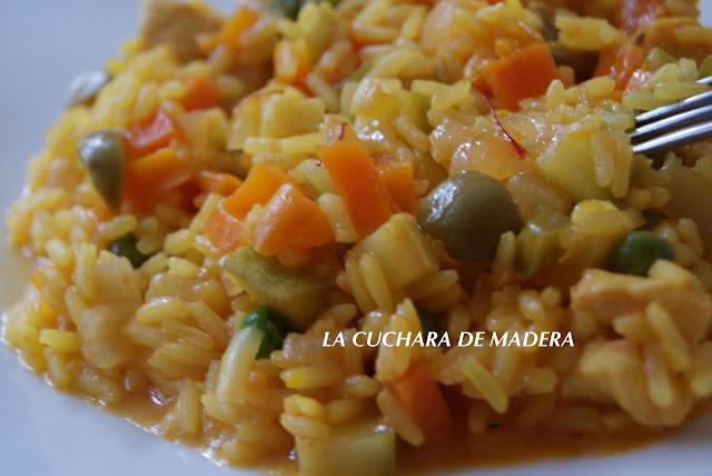 ARROZ CON VERDURAS Y POLLO