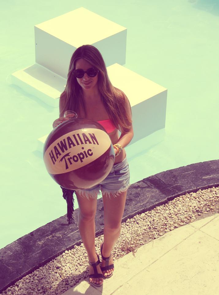 Me attending the Swim Soirée by Hawaiian Tropic at The Raleigh, Miami