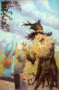 Portada alternativa de Eric Shanower para Road to Oz Nº 1