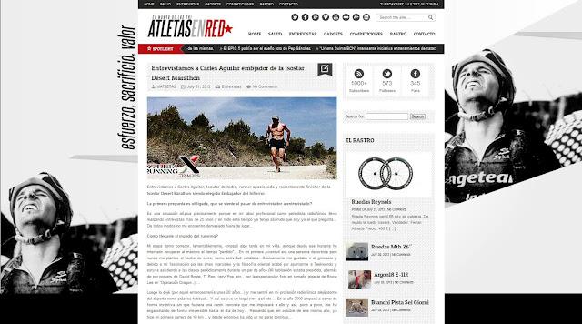 Entrevista en las redes sociales de triATLETASENRED...