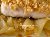 Merluza horno almendras