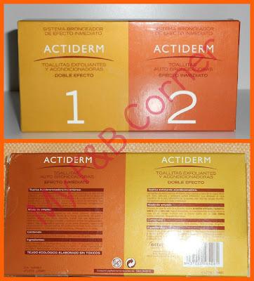 Actiderm: Toallitas bronceadoras