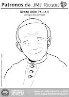 DIBUJOS PARA NIÑOS DE LOS PATRONOS DE LA JMJ RIO 2013