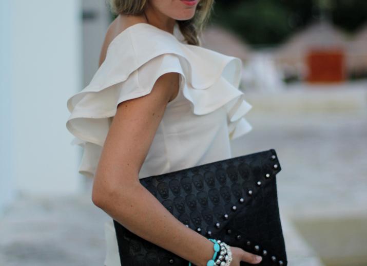 Fashion inspiration: ruffles and skulls