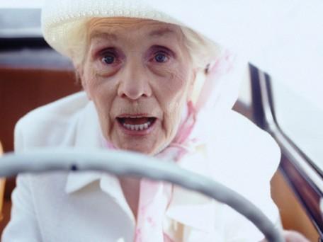 Nervous Elderly Driver