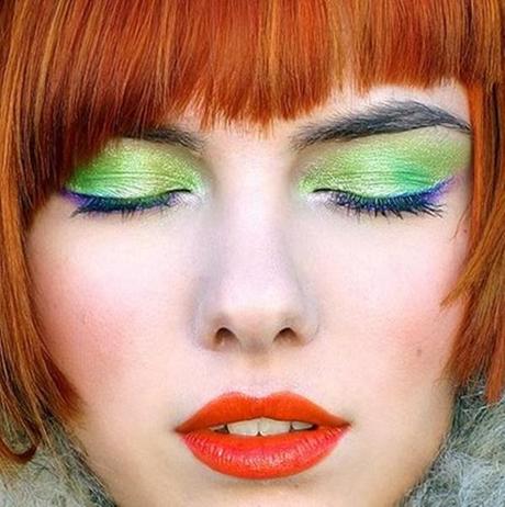 Green eyeshadow