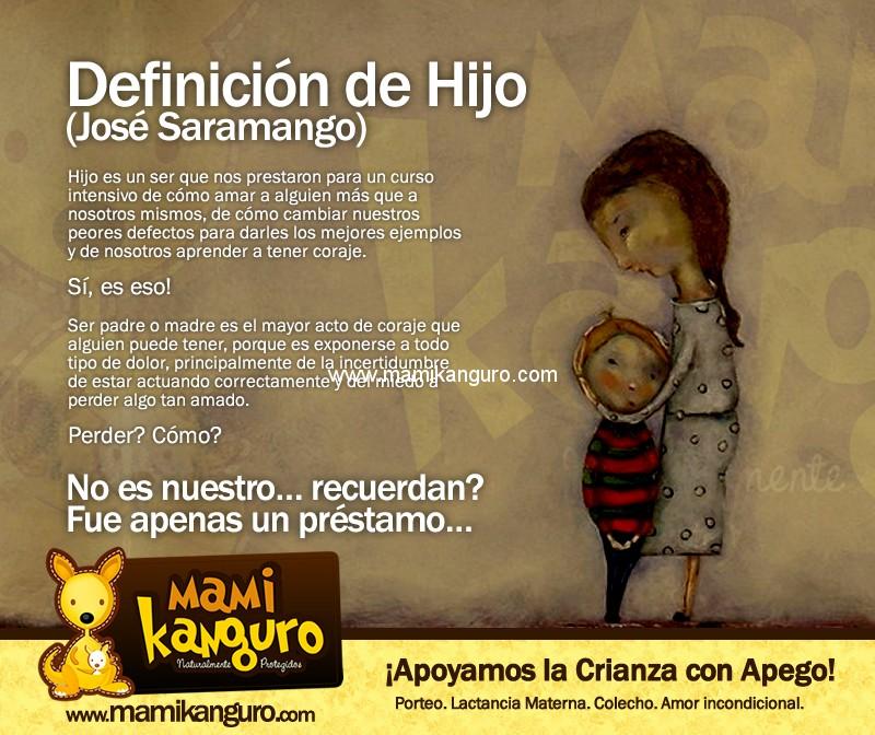Definición de Hijo  (José Saramango)