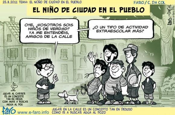 Humor y niños en verano