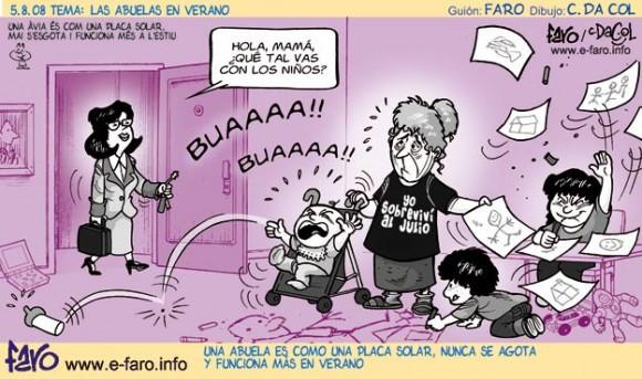 Humor y niños en verano