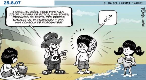 Humor y niños en verano
