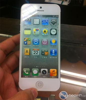 Filtradas imagenes del Iphone 5 en blanco