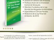 Venezuela: Conferencia presentación libro "Comentarios Penal Ambiente"