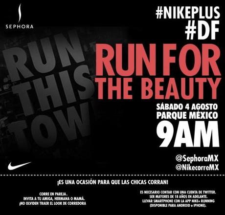 Nike invita Run for  the Beauty