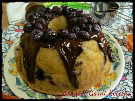Budín de frutos rojos
