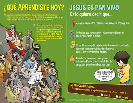 EVANGELIO DOMINICAL EN CÓMIC: 05 de Agosto del 2012