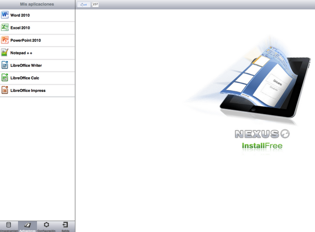 InstallFree Nexus: sincronizando ficheros en la nube