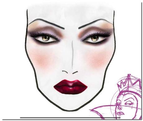 De facechart con sombras Deborah: Evil Queen