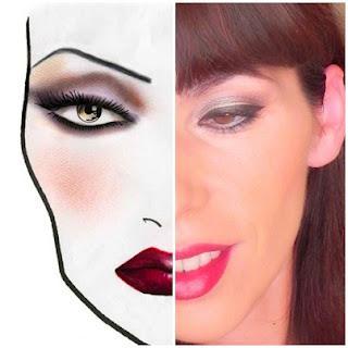 De facechart con sombras Deborah: Evil Queen