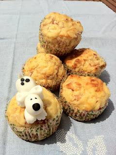 MUFFINS DE JAMÓN Y QUESO