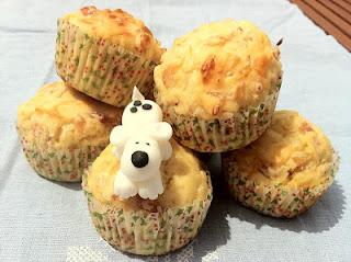 MUFFINS DE JAMÓN Y QUESO