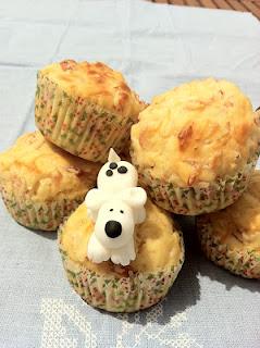 MUFFINS DE JAMÓN Y QUESO