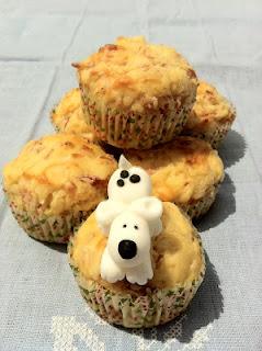 MUFFINS DE JAMÓN Y QUESO