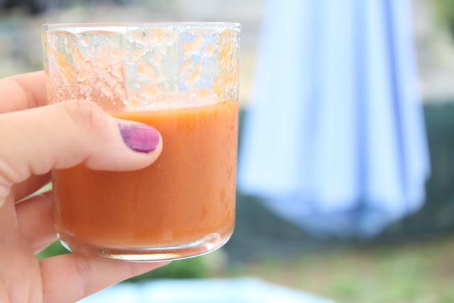 Summer Drinks -Gazpacho de frambuesa