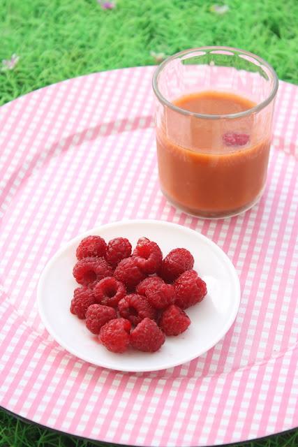 Summer Drinks -Gazpacho de frambuesa