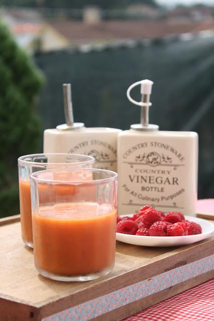 Summer Drinks -Gazpacho de frambuesa