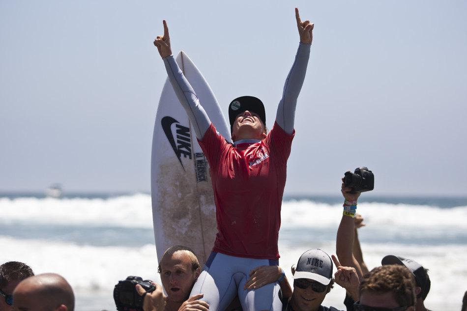 Julian Wilson y Lakey Peterson campeones del Nike US Open of Surfing 2012