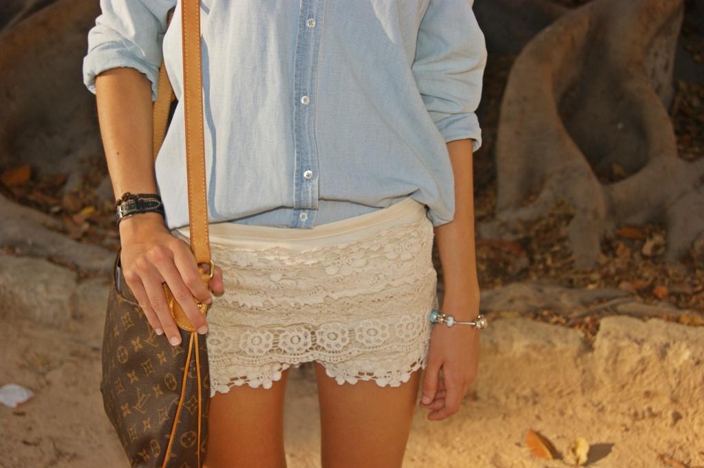 Crochet shorts