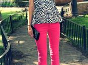 Zebra print flour touch