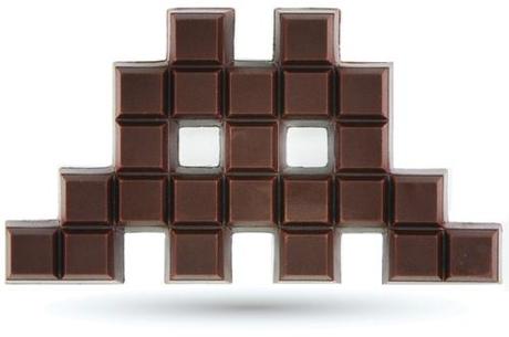 DIY chocolate geek marcianitos marciano space invader