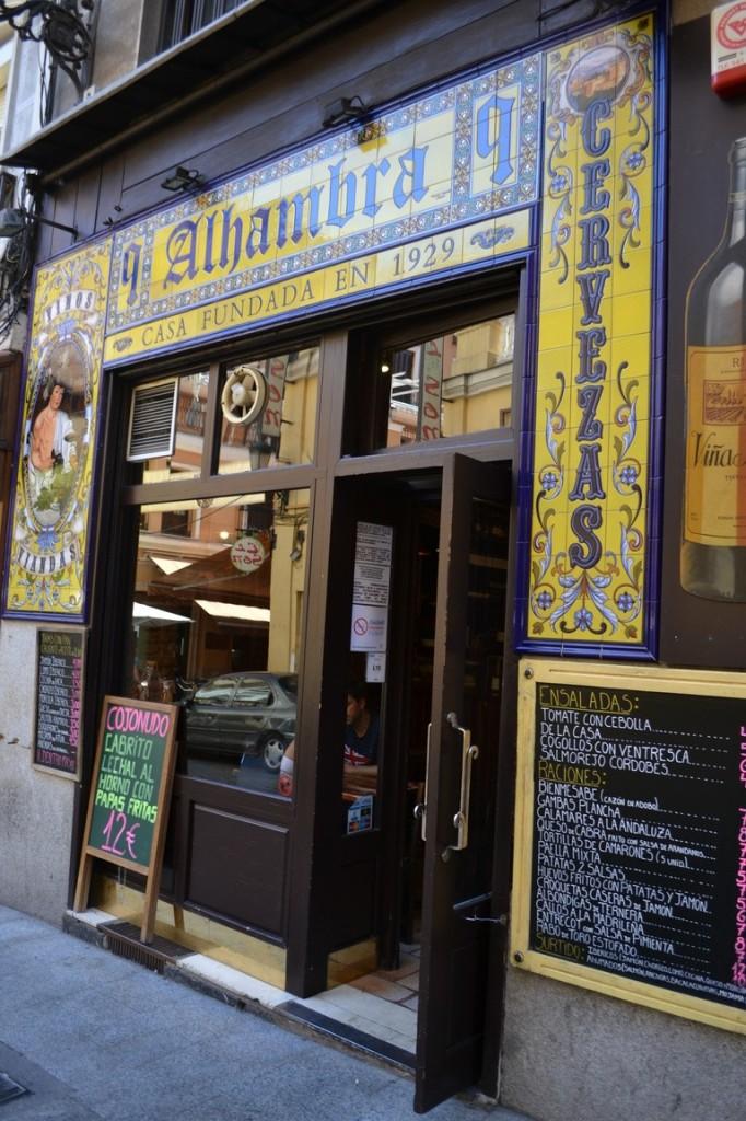 Típicos bares madrileños