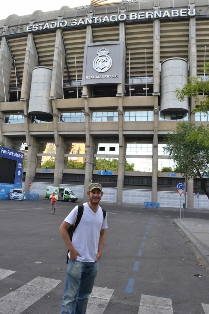 En el Santiago Bernabeu, estadio del Real Madrid