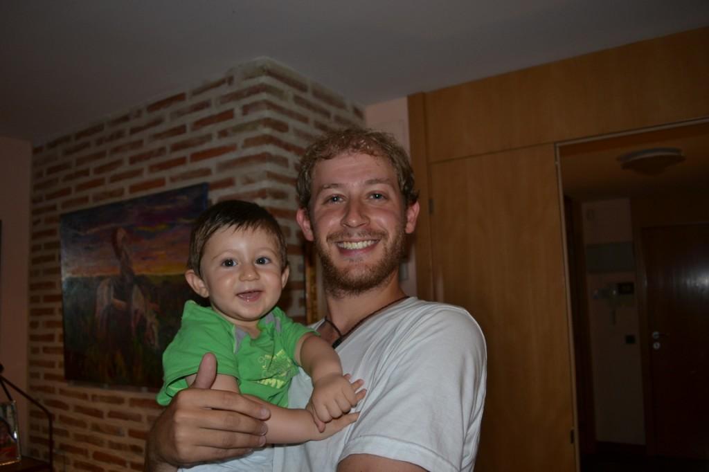 Con mi nuevo primito!!