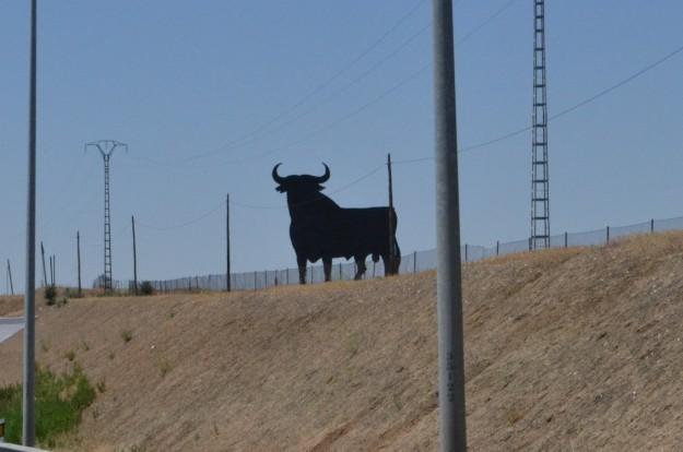 El Toro de Osborne, simbolo de las rutas españolas
