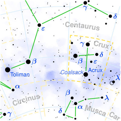 Constelaciones: Crux, la Cruz del Sur