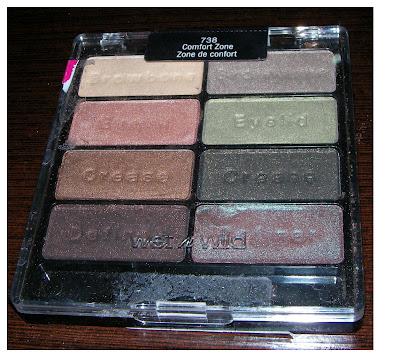 738 Comfort Zone de Wet n Wild , un octeto de sombras espectacular.
