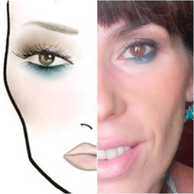 De facechart: Love lace collection con sombra Deborah