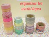 maneras guardar washi tapes